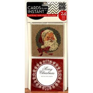 CEL-03 Cards in an Instant Magic Holiday Greeting Card Making Kit 24 Pieces